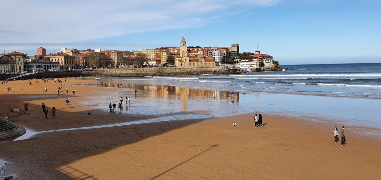 Apartamento Casa Lantoxana Gijón Exterior foto