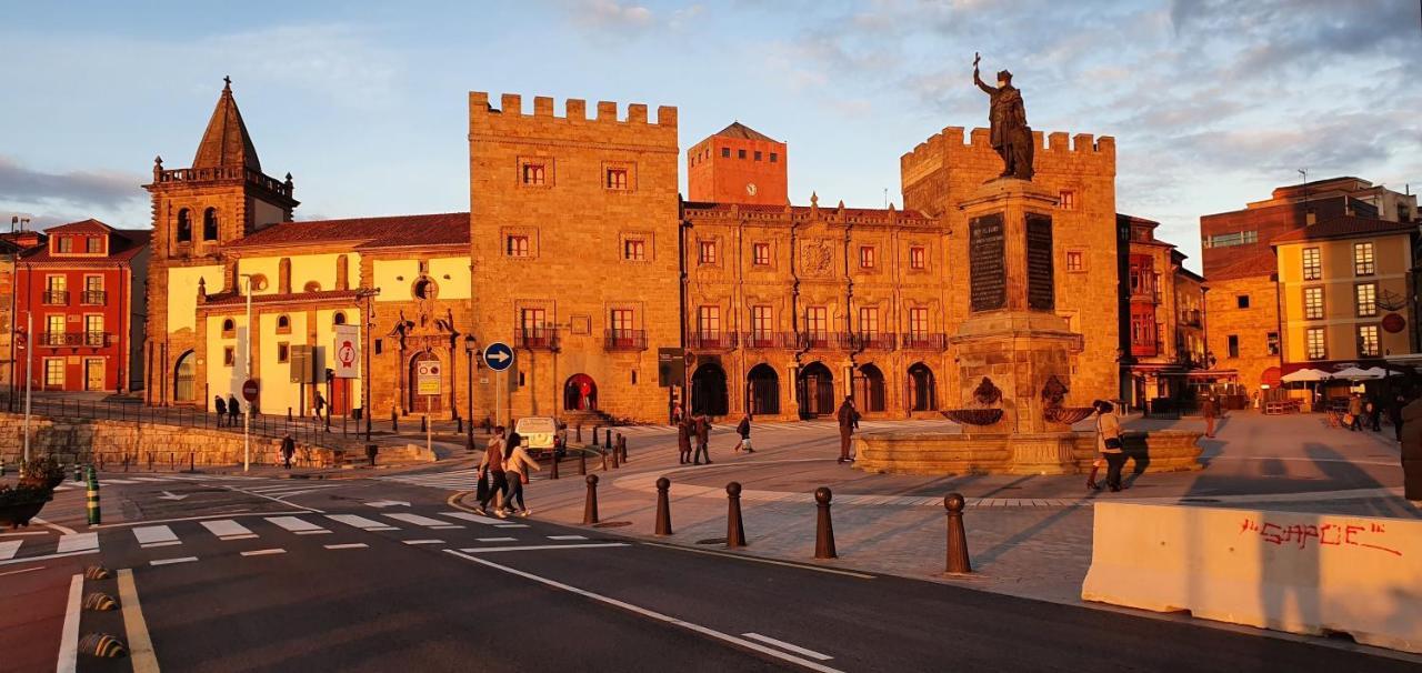Apartamento Casa Lantoxana Gijón Exterior foto